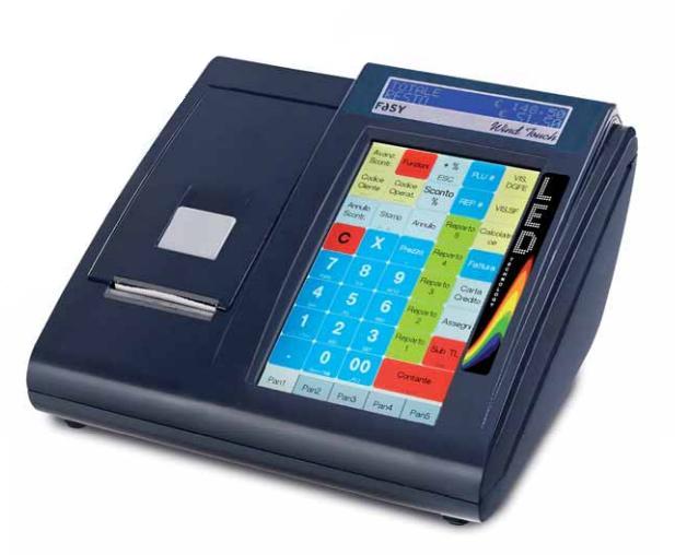 registratore di cassa con touch screen integrato e collegamento al Vs. gestionale tramite rete LAN
